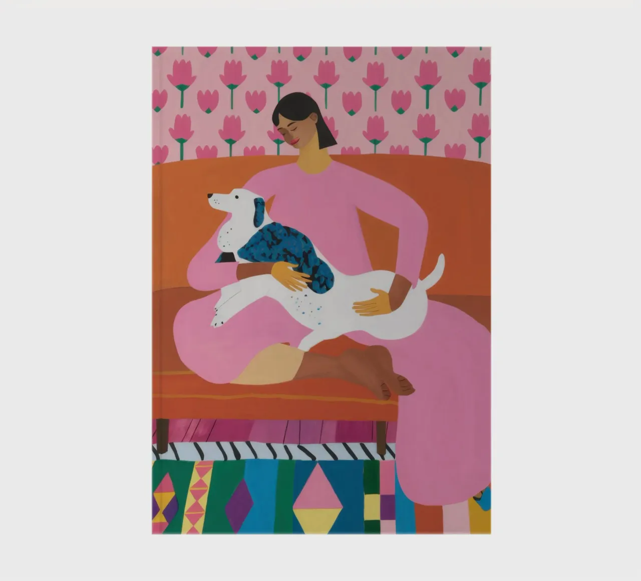 Dog Bed Companionship notebook by Marigold Tiga