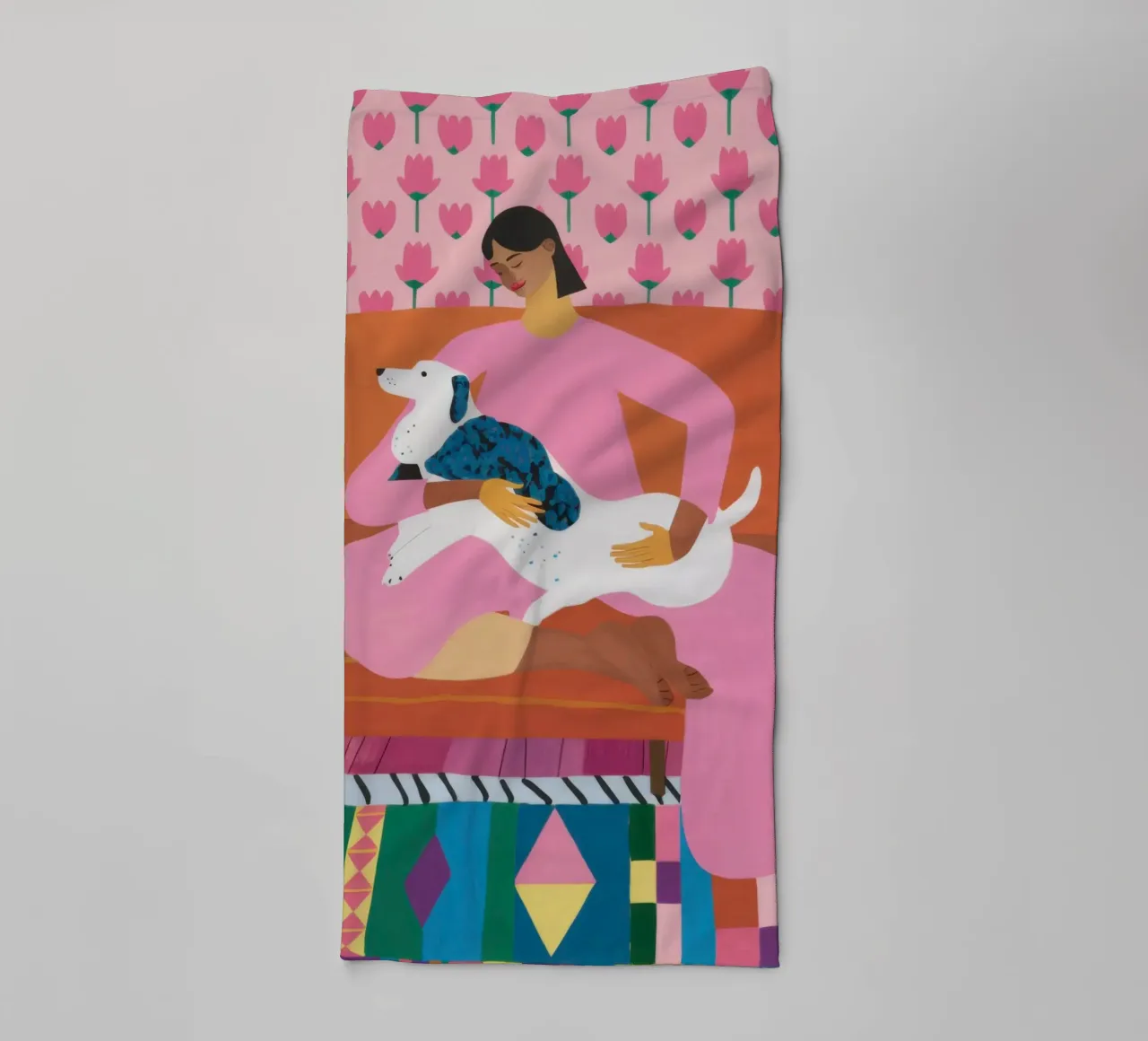 Gezelschap voor hondenbedden badhanddoek van Marigold Tiga