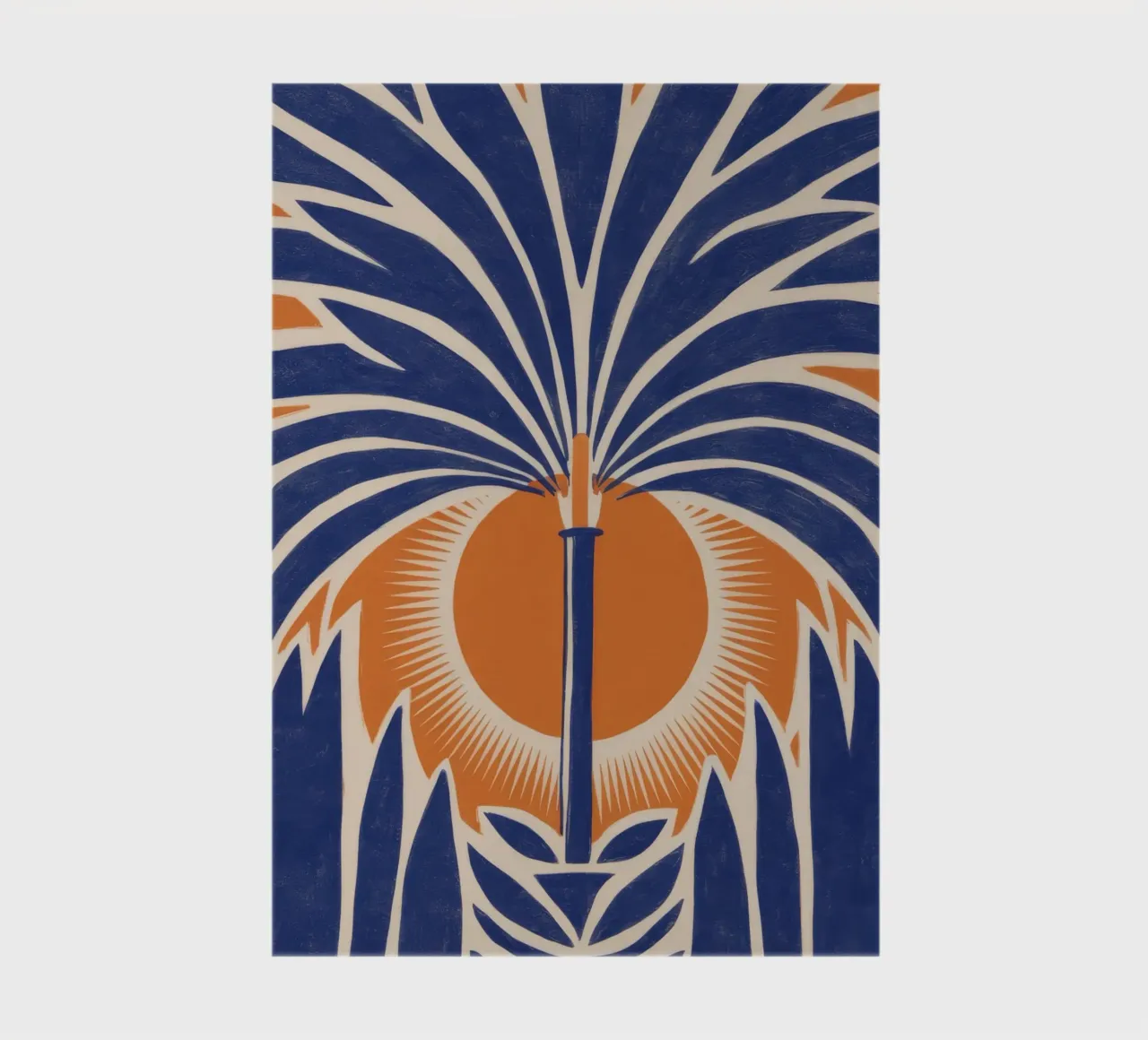 Art Deco Palm notebook by Stone Decade