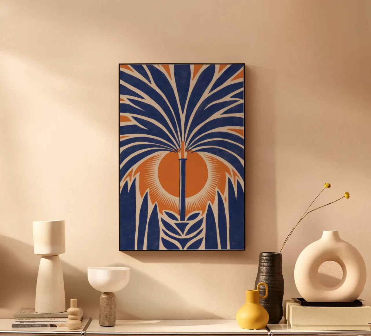 Art Deco Palm plexiglass da Stone Decade
