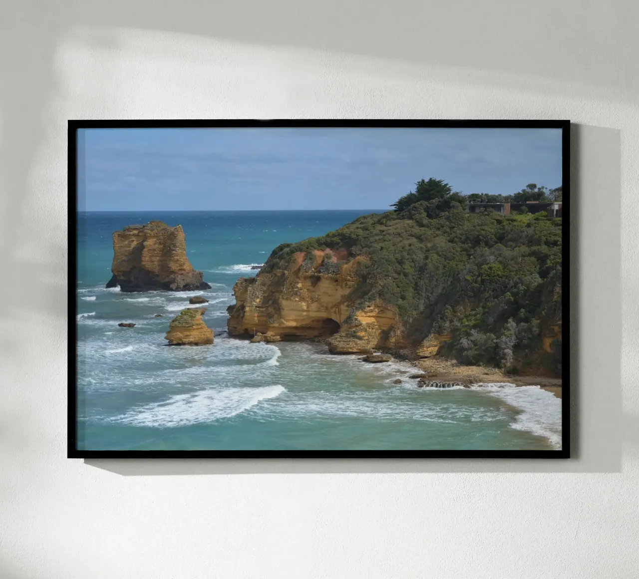 Coastline of the Great Ocean Road in Australia hahnemühle by byrieneke
