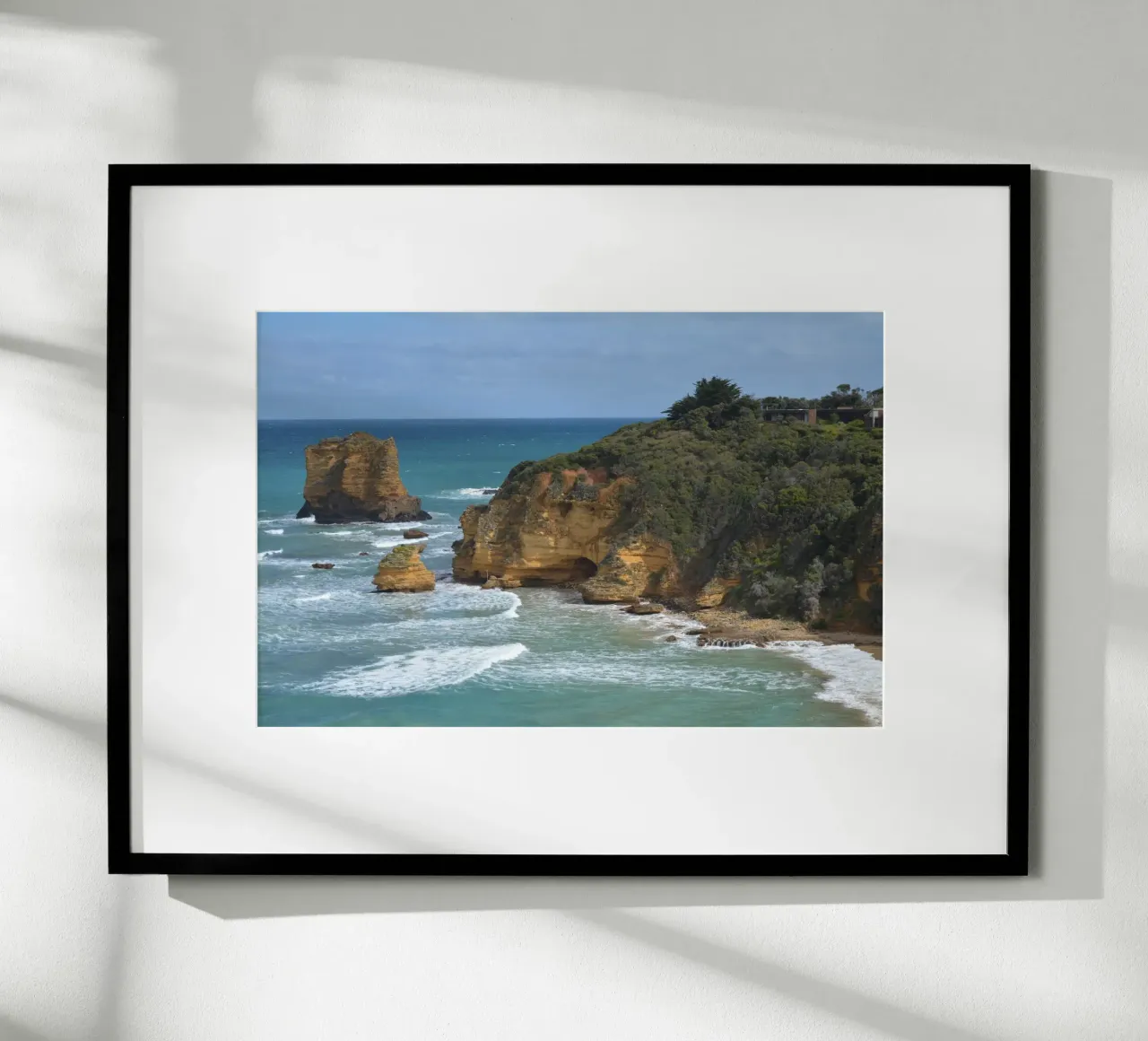 Coastline of the Great Ocean Road in Australia hahnemühle by byrieneke