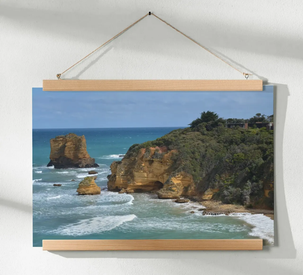 Coastline of the Great Ocean Road in Australia hahnemühle by byrieneke