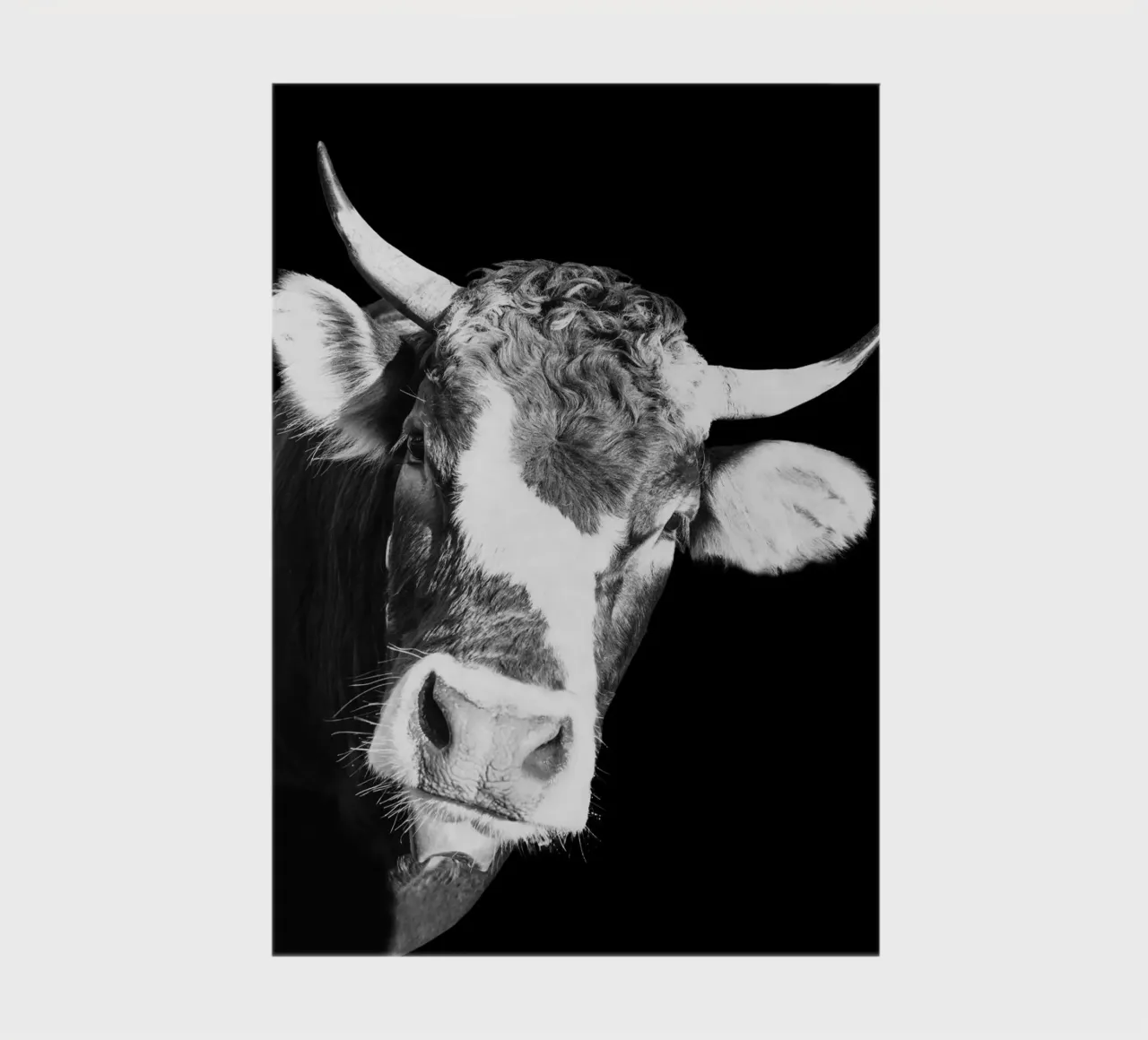 Dark Cow Vibes notebook by DigiWunderwerk