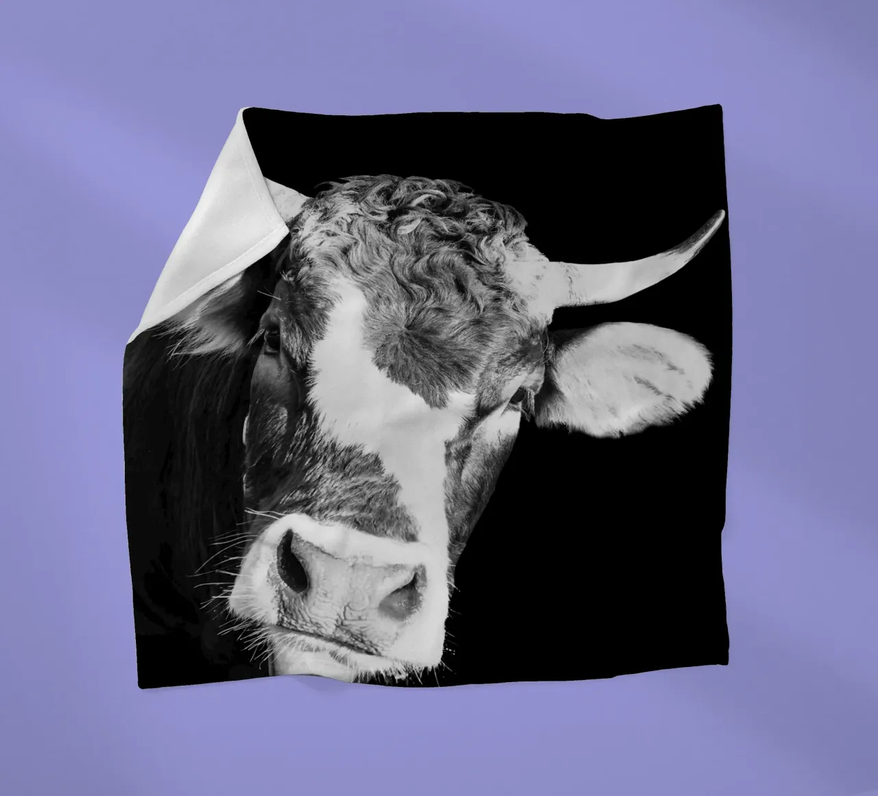Dark Cow Vibes coperta in pile da DigiWunderwerk