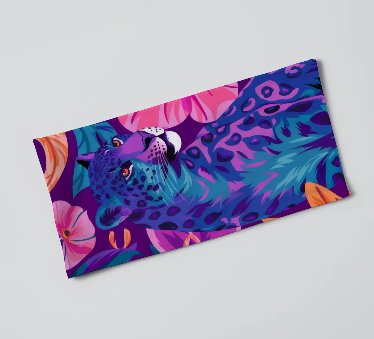 Psychedelischer Leopardentraum Handtuch von Stone Decade