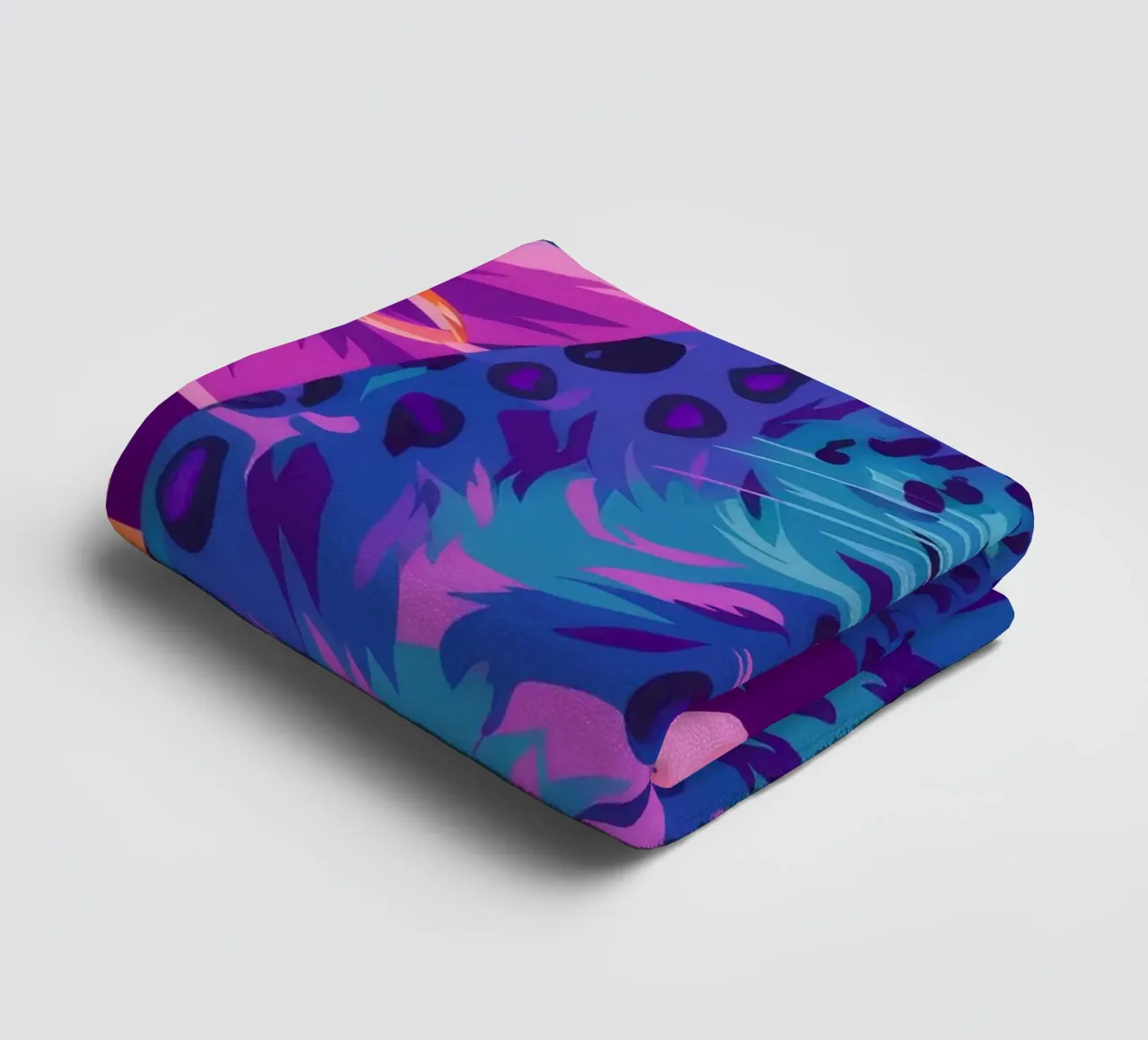 Psychedelischer Leopardentraum Handtuch von Stone Decade