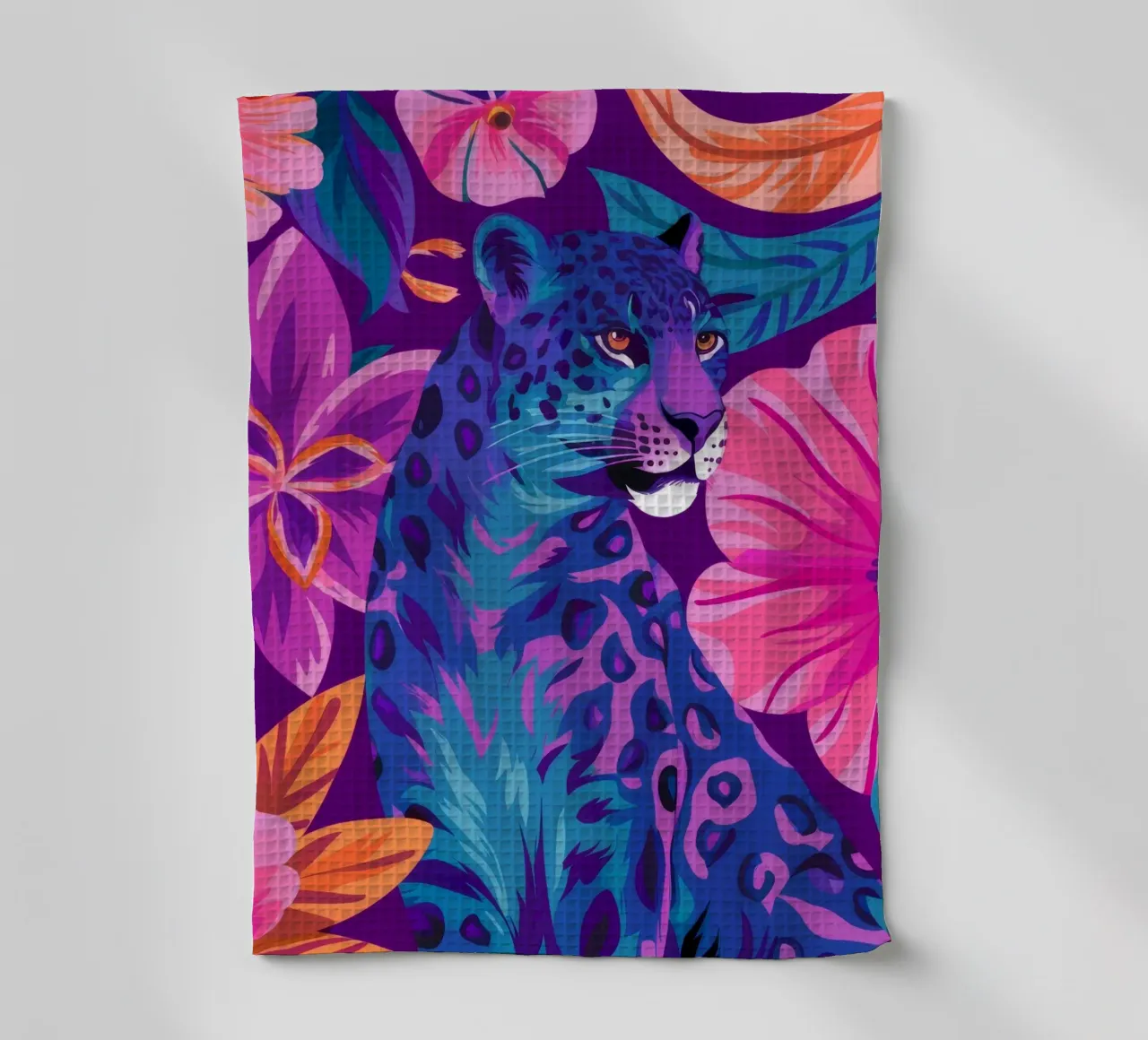 Psychedelischer Leopardentraum Geschirrtuch von Stone Decade