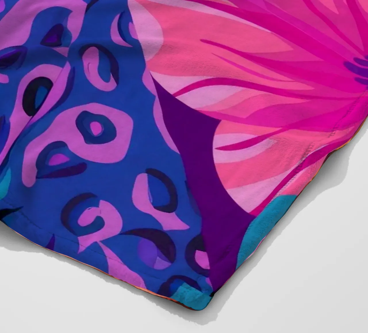 Psychedelischer Leopardentraum Fleecedecke von Stone Decade