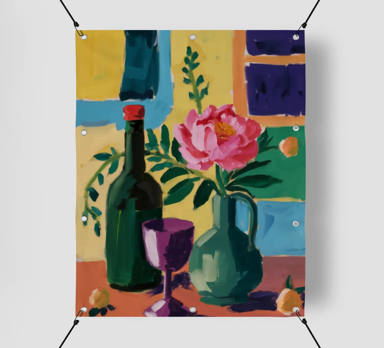 Tavolo del vino e del formaggio telo in pvc da Stone Decade