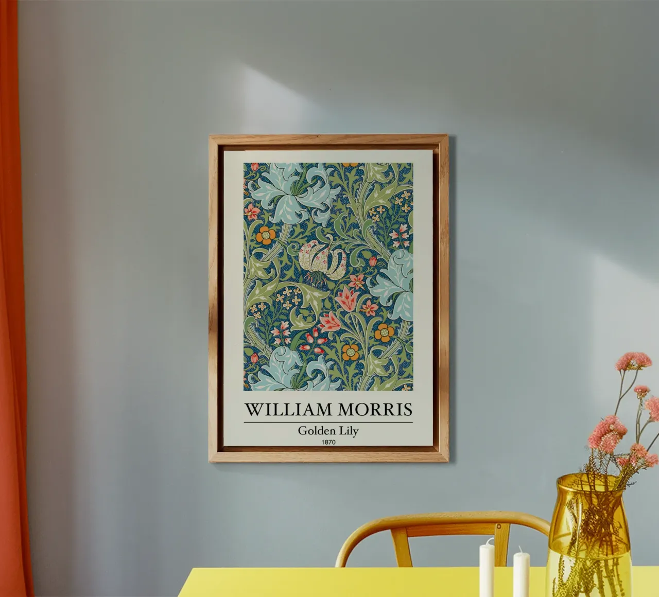 Morris Golden Lily alluminio dibond da More Art