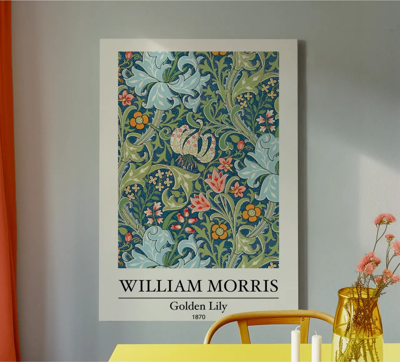 Morris Golden Lily tela da More Art