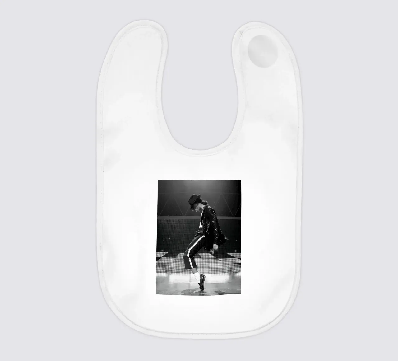 Stile iconico Michael Jackson Re del Pop bavaglino da wernoka