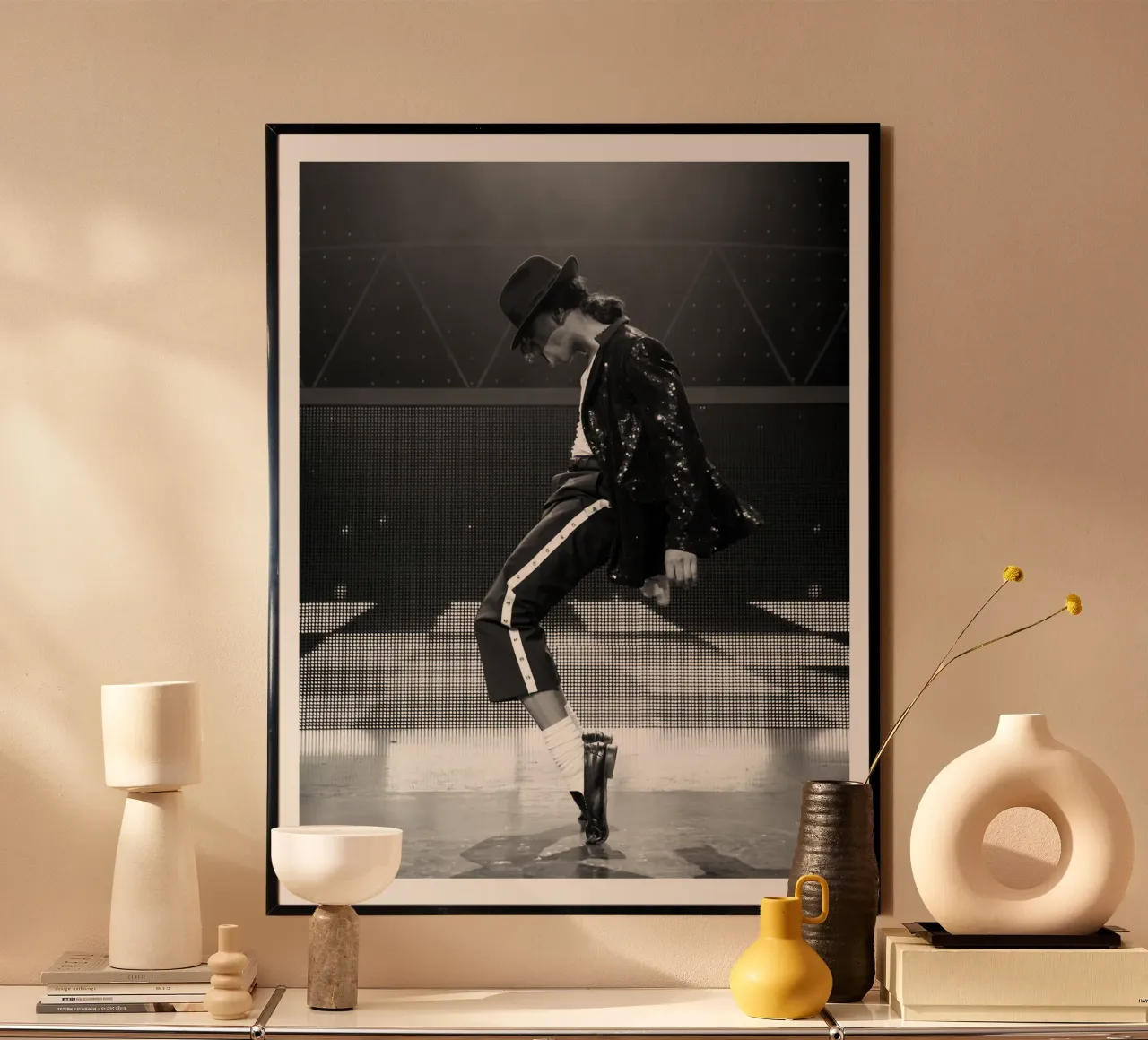 Stile iconico Michael Jackson Re del Pop carta hahnemühle da wernoka
