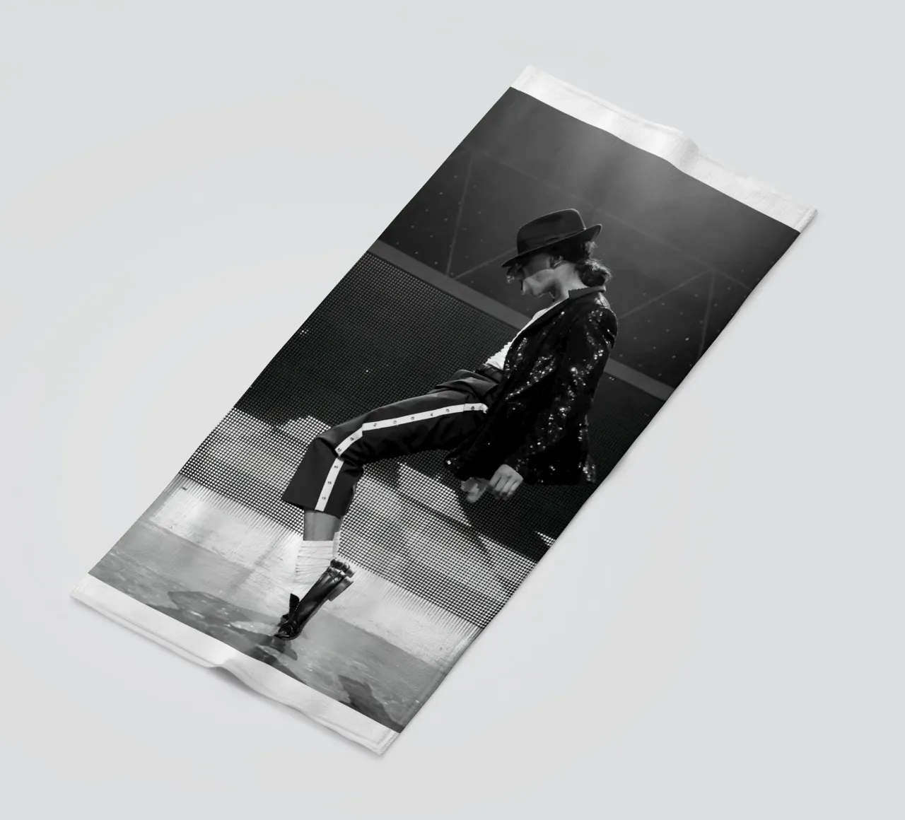Stile iconico Michael Jackson Re del Pop telo mare da wernoka