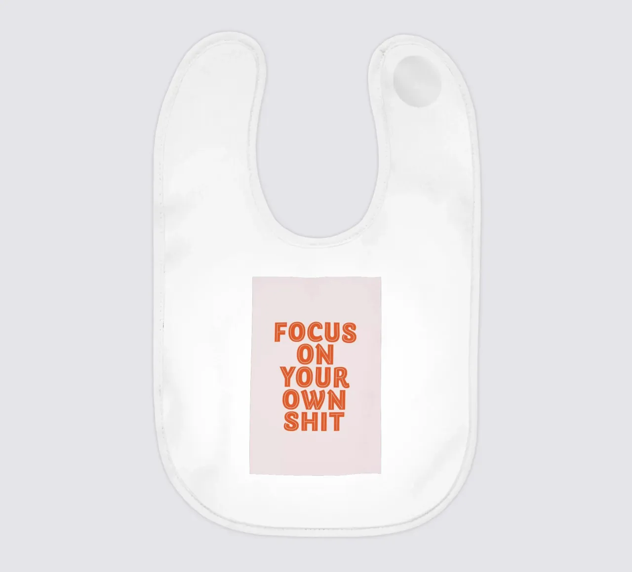 Focus On Your Own baby bib by Ayleen