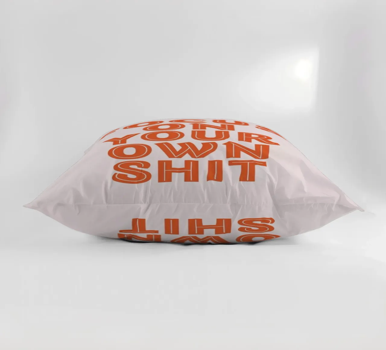Focus On Your Own decorative cushion by Ayleen