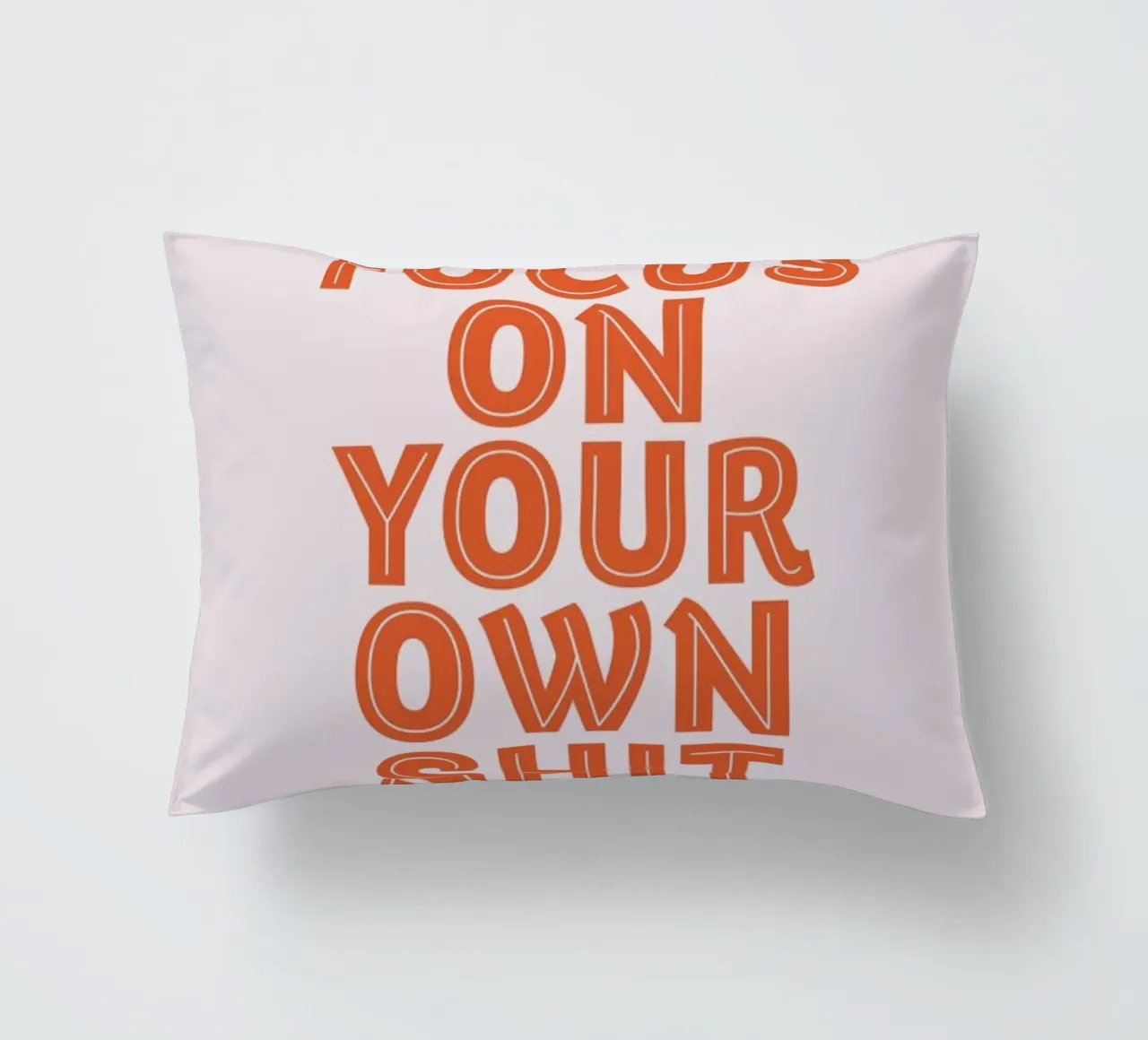 Focus On Your Own decorative cushion by Ayleen