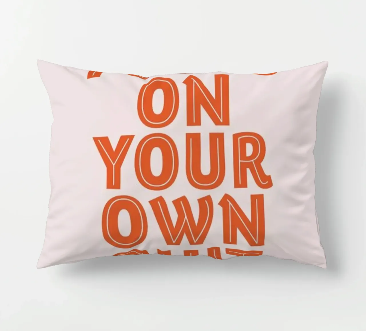 Focus On Your Own decorative cushion by Ayleen