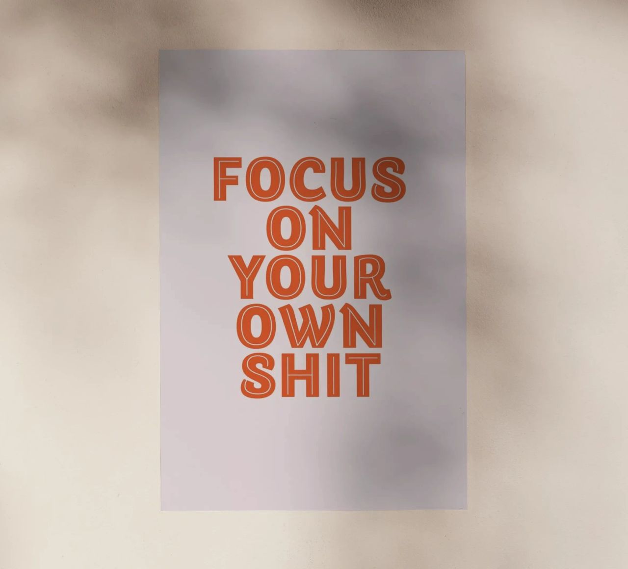 Focus On Your Own pellicola backlit da Ayleen