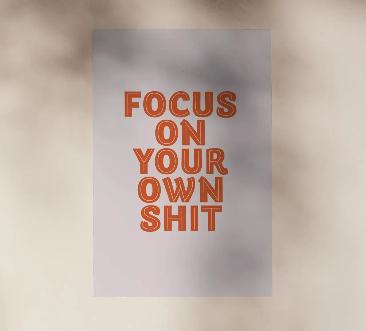 Focus On Your Own pellicola backlit da Ayleen