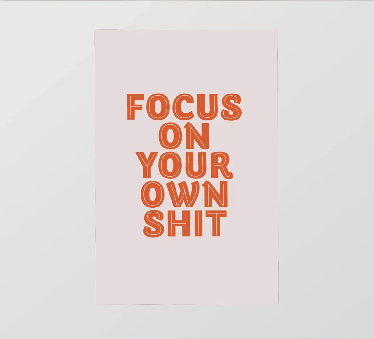 Focus On Your Own lonas publicitarias de Ayleen