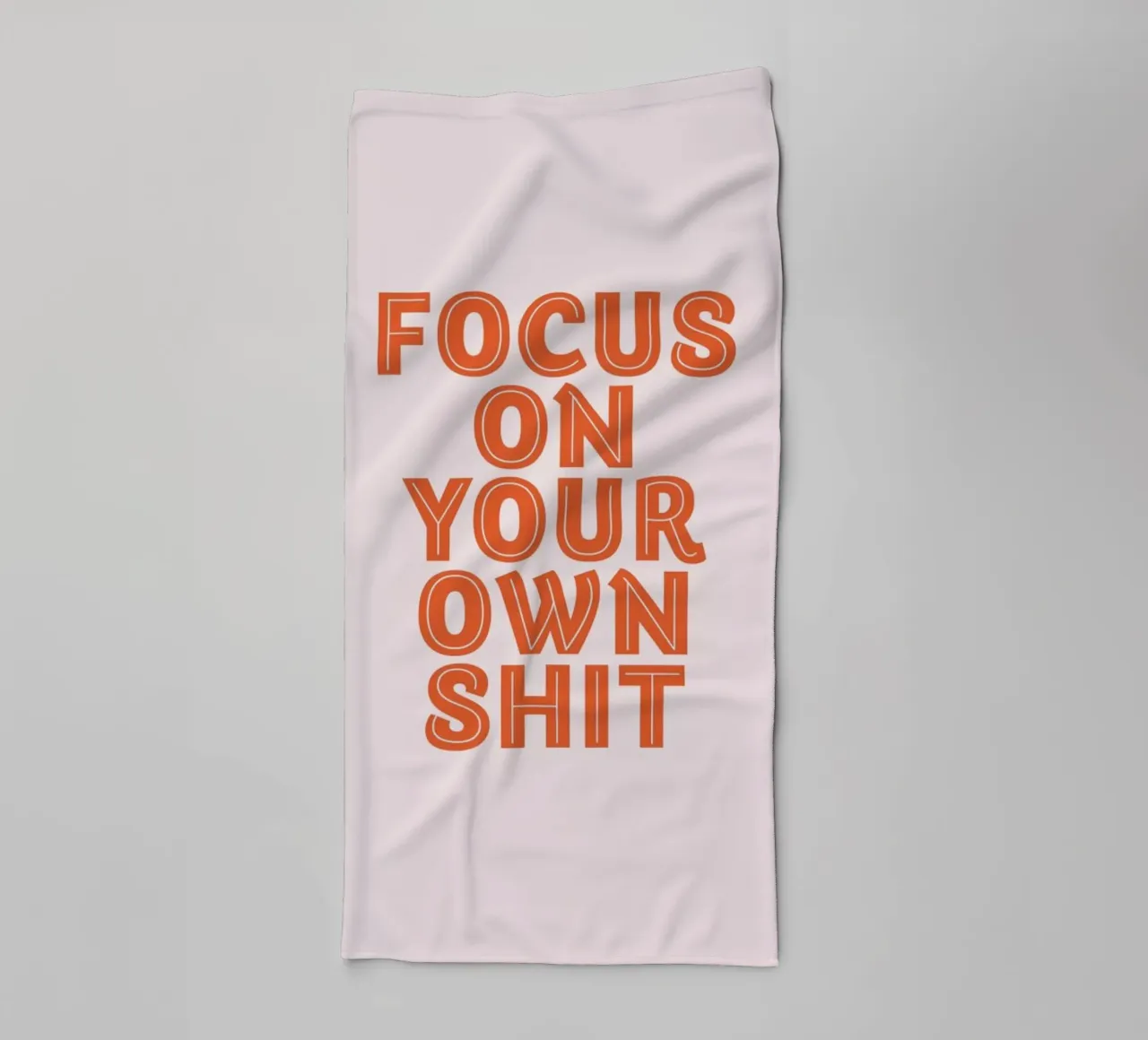 Focus On Your Own toalla de baño de Ayleen