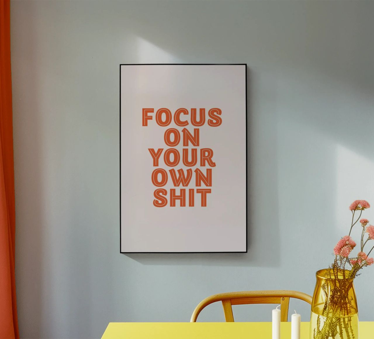Focus On Your Own plexiglass da Ayleen