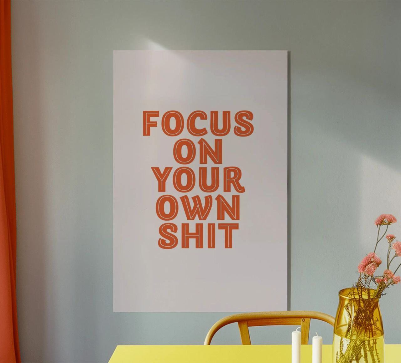 Focus On Your Own plexiglass da Ayleen