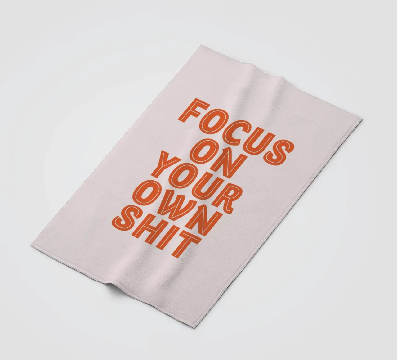 Focus On Your Own coperta in pile da Ayleen