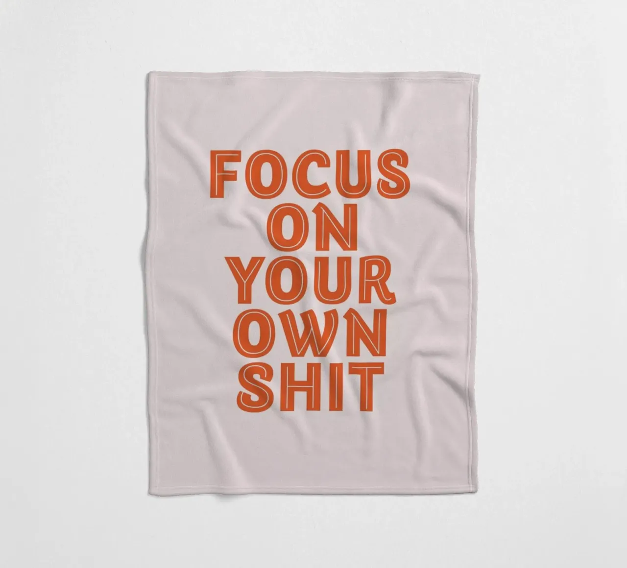 Focus On Your Own coperta in pile da Ayleen
