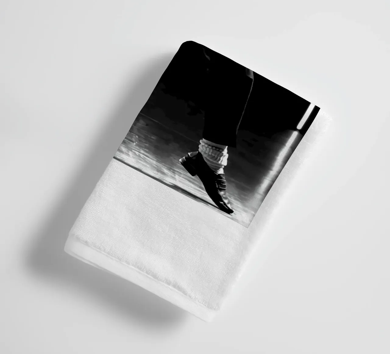 Ballo in bianco e nero Re del Pop Michael Jackson asciugamano da bagno da wernoka