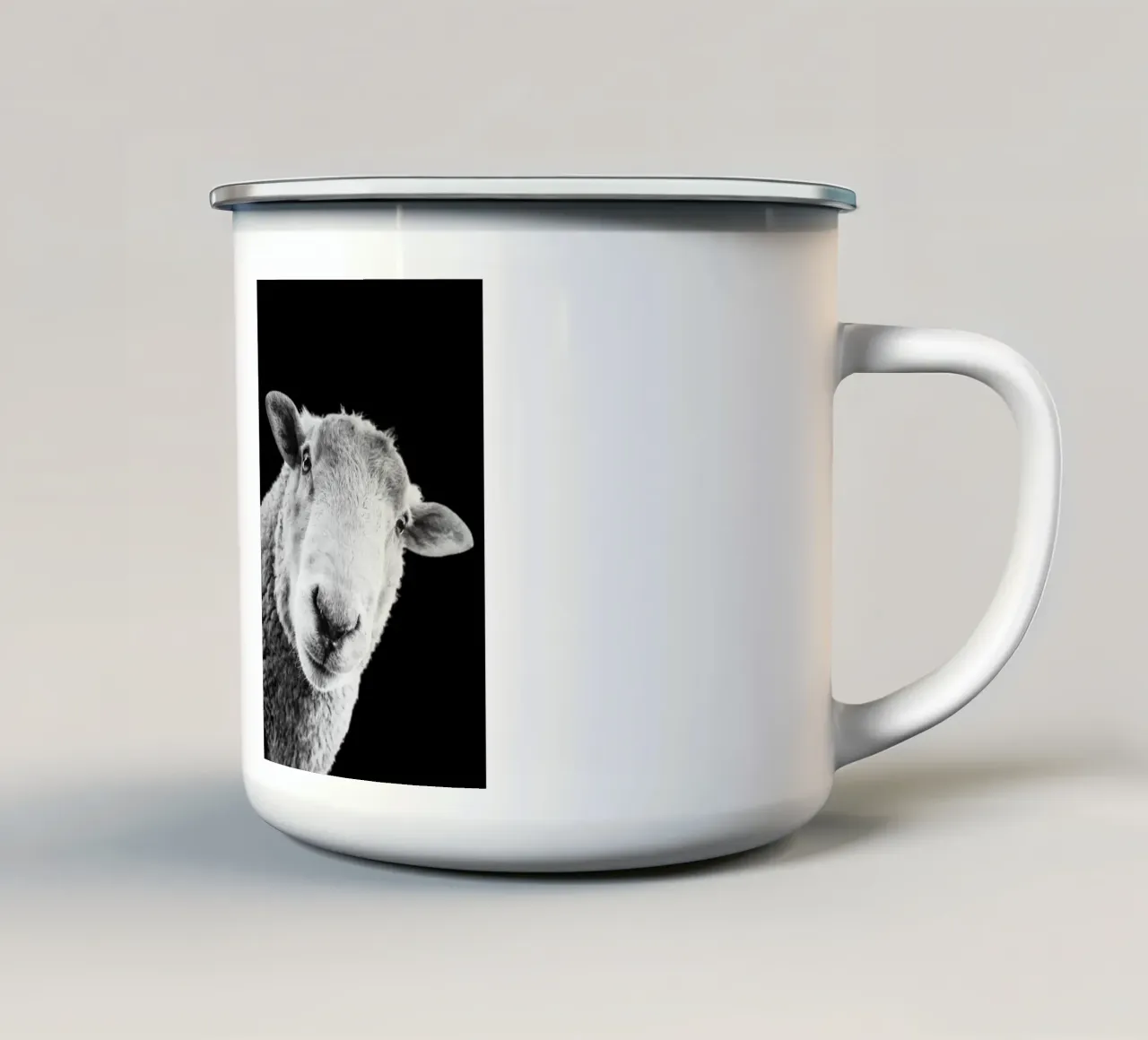 Määäh. Punkt. tazza in smalto da DigiWunderwerk