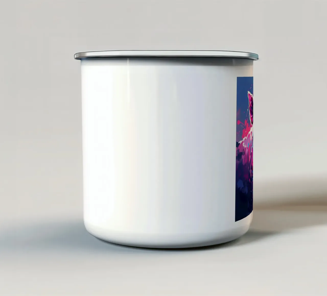 Stile_maiale_H_1 tazza in smalto da Tierisch bunt by LK
