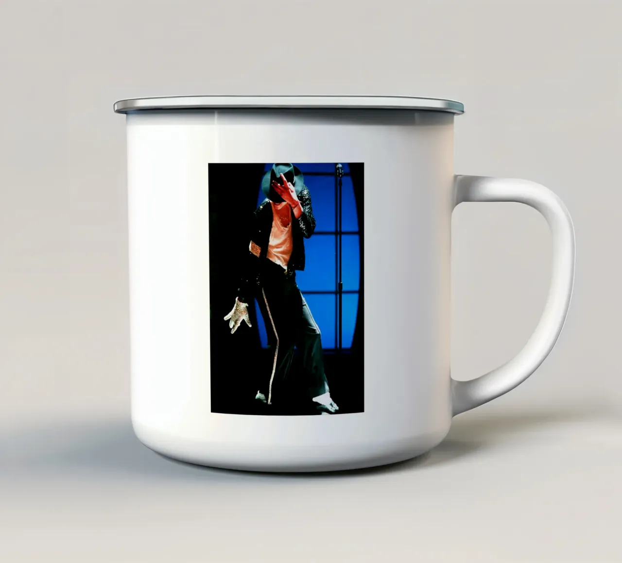 Miglior stile di ballo Michael Jackson tazza in smalto da wernoka