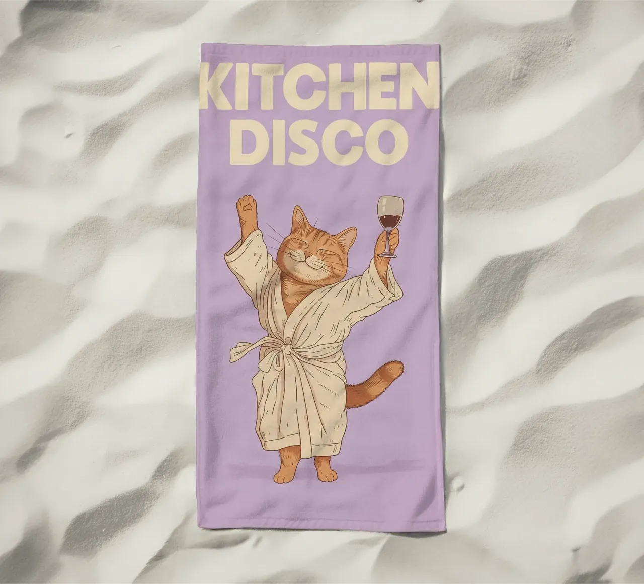 Cucina Disco Cat telo mare da oneroad