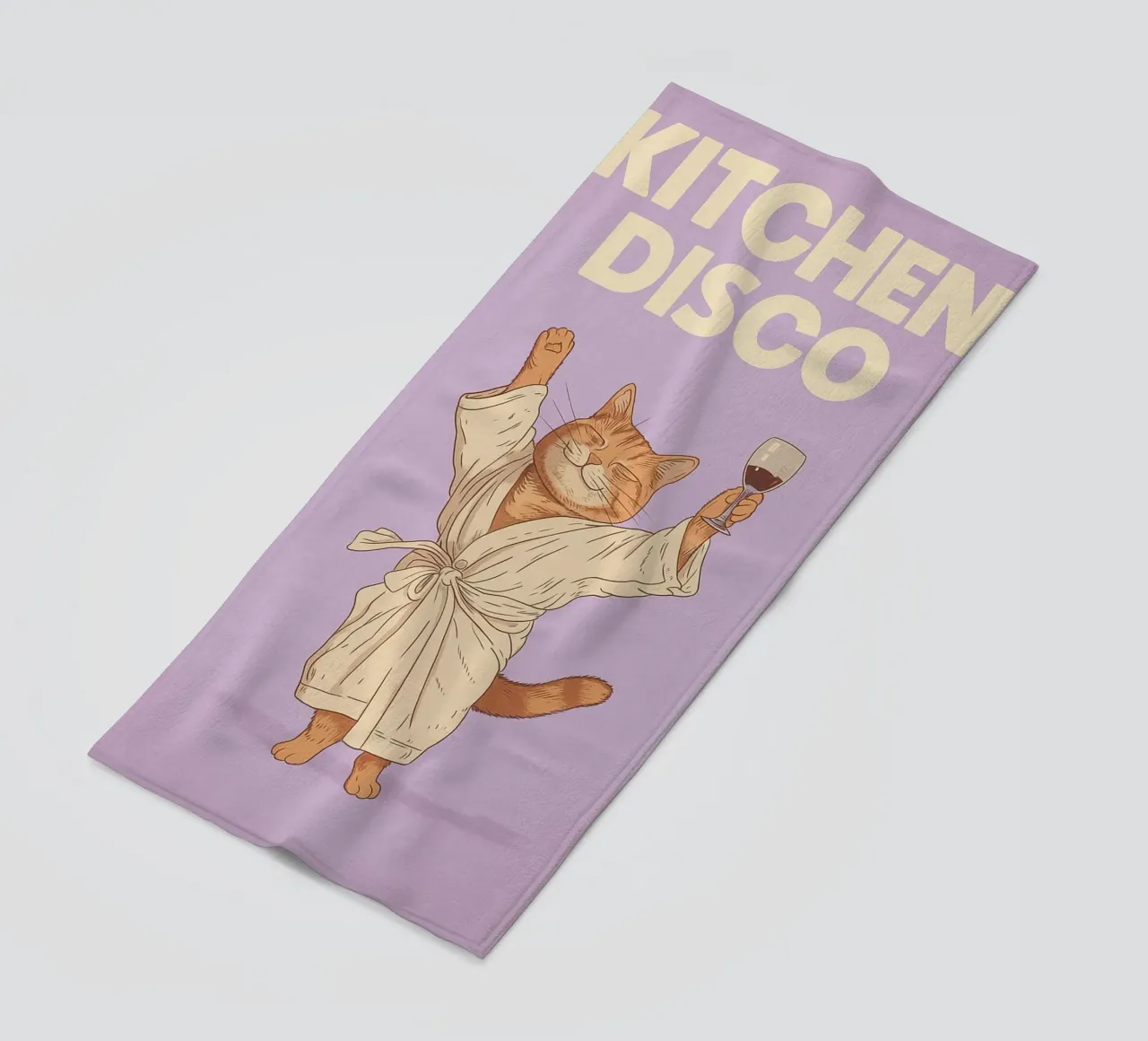 Cucina Disco Cat telo mare da oneroad
