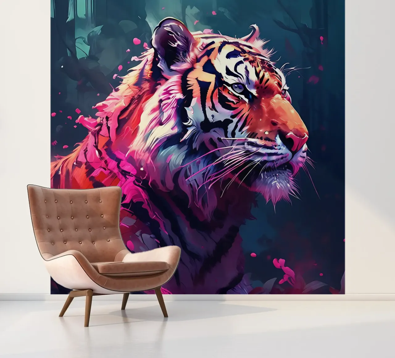 style_tigre_H_1 papier peint photo de Tierisch bunt by LK
