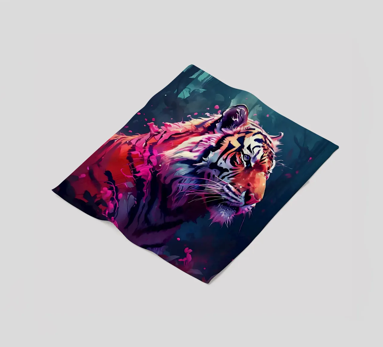 Stile_tigre_H_1 coperta in pile da Tierisch bunt by LK