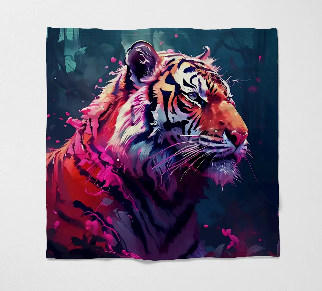 Stile_tigre_H_1 coperta in pile da Tierisch bunt by LK