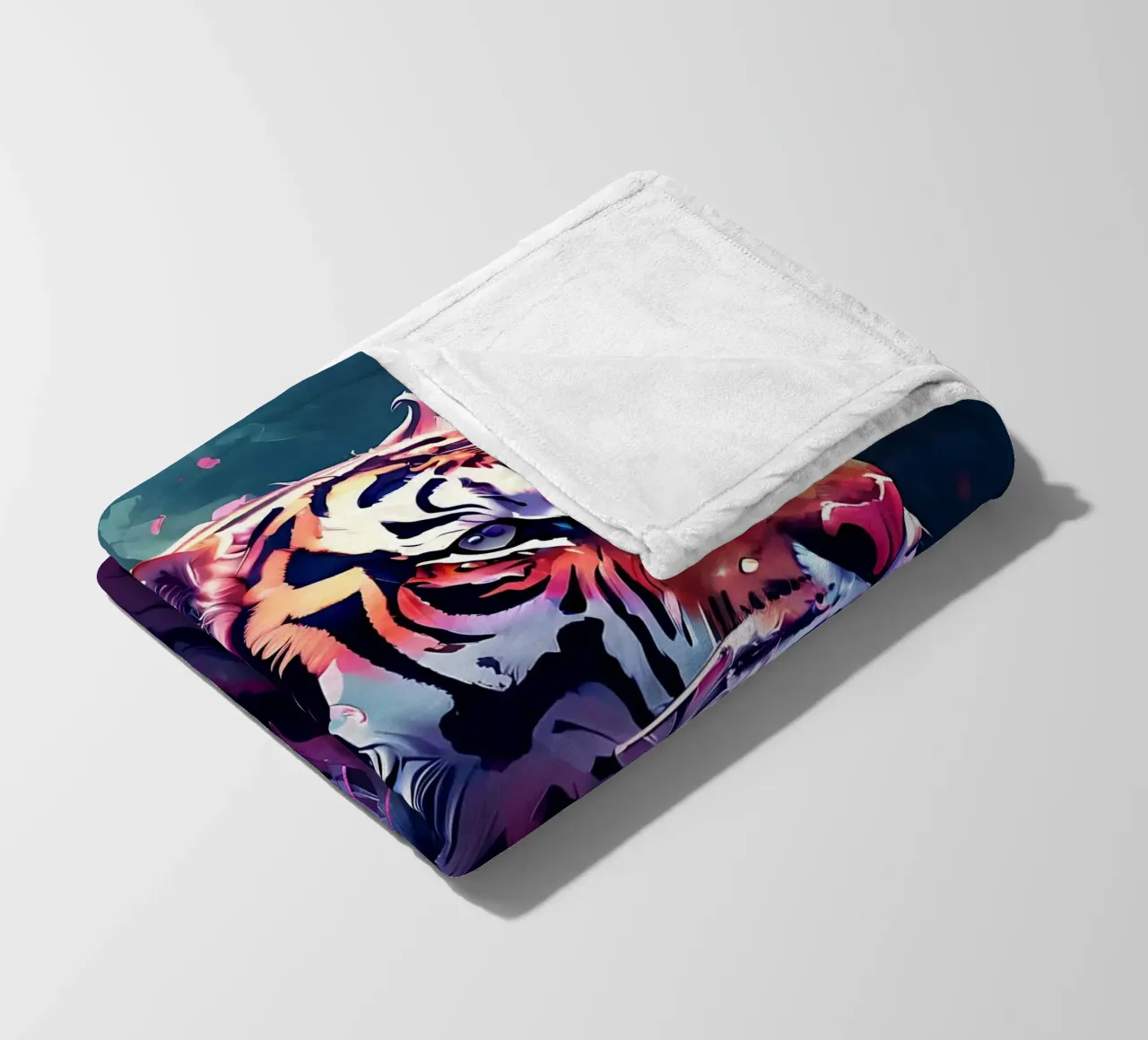 Stile_tigre_H_1 coperta in pile da Tierisch bunt by LK