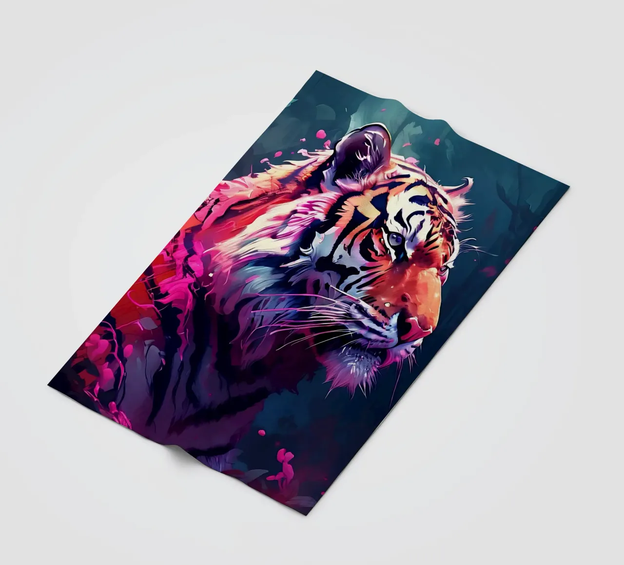 Stile_tigre_H_1 coperta in pile da Tierisch bunt by LK