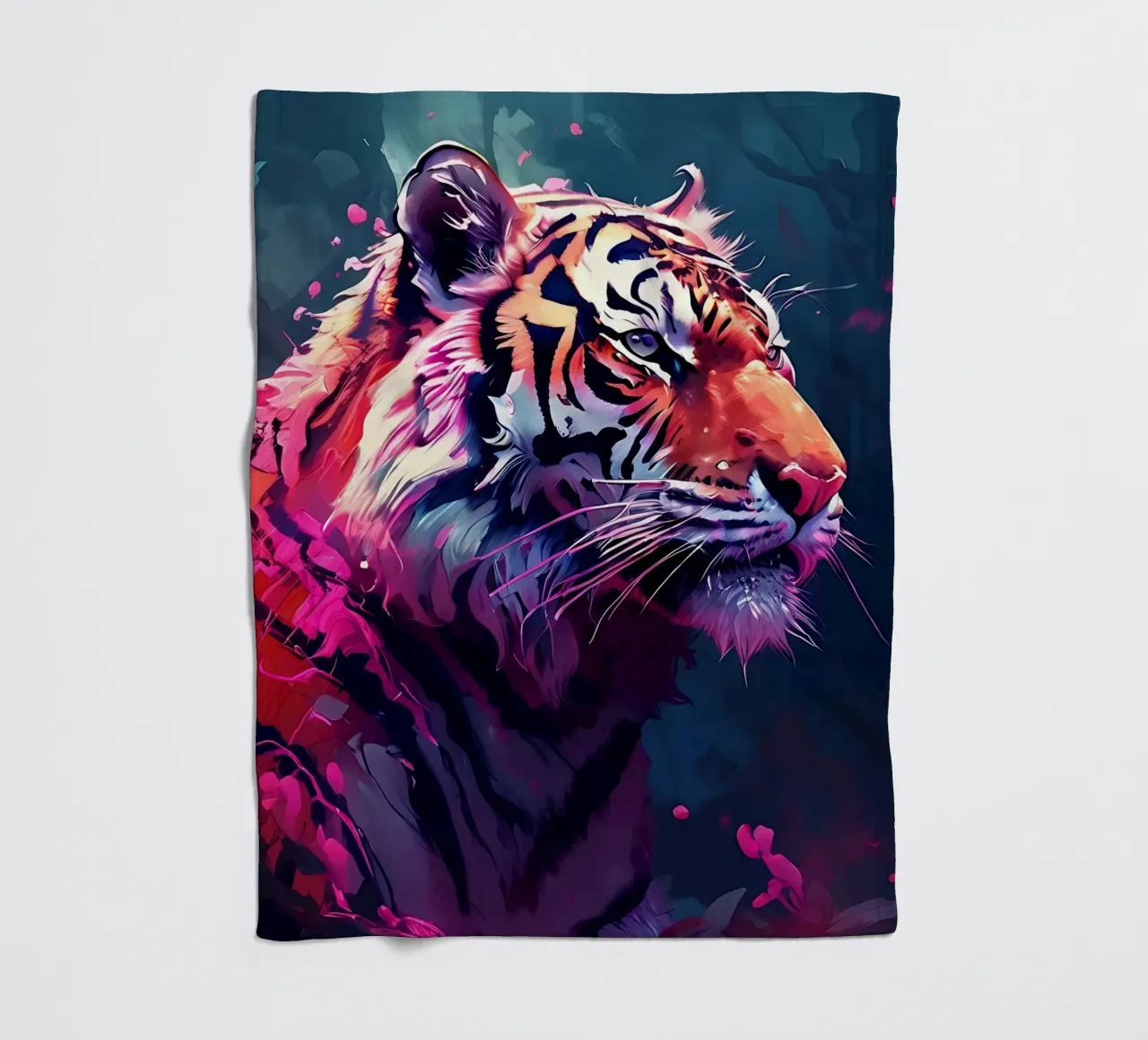 Stile_tigre_H_1 coperta in pile da Tierisch bunt by LK