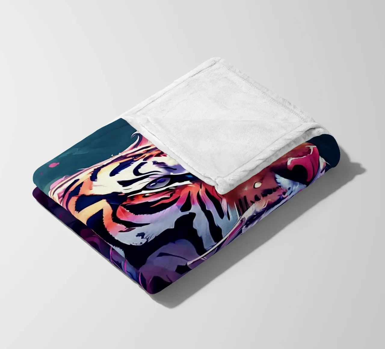 Stile_tigre_H_1 coperta in pile da Tierisch bunt by LK