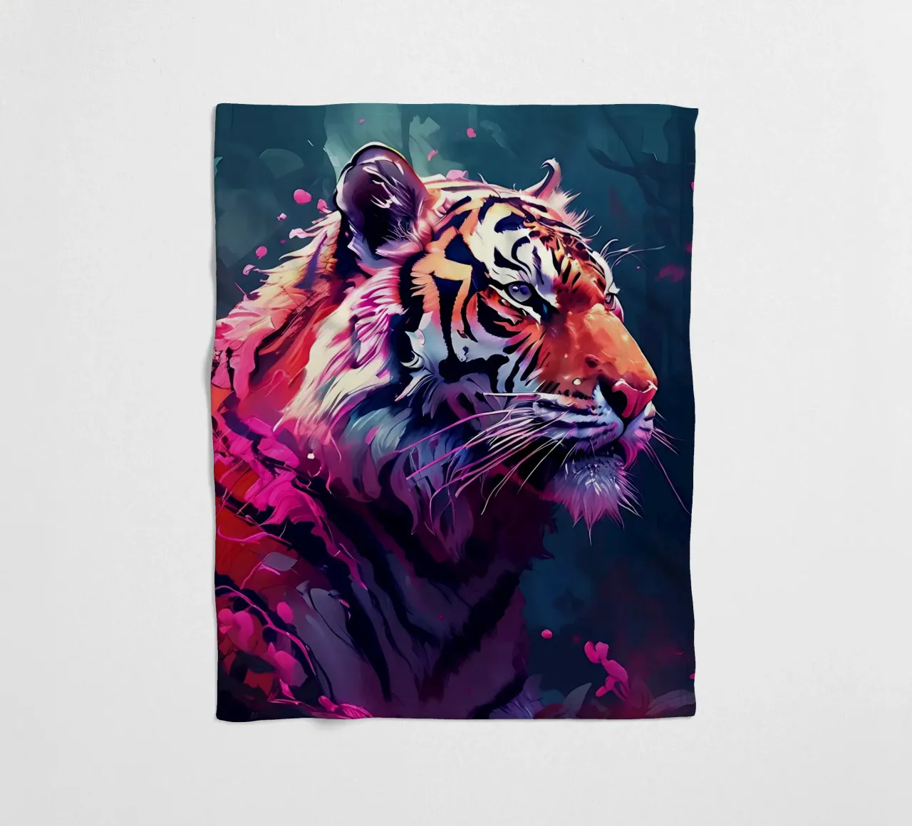 Stile_tigre_H_1 coperta in pile da Tierisch bunt by LK