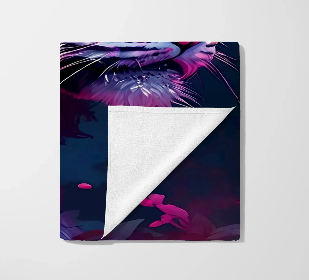 Tiger_Style_H_1 beach towel by Tierisch bunt by LK
