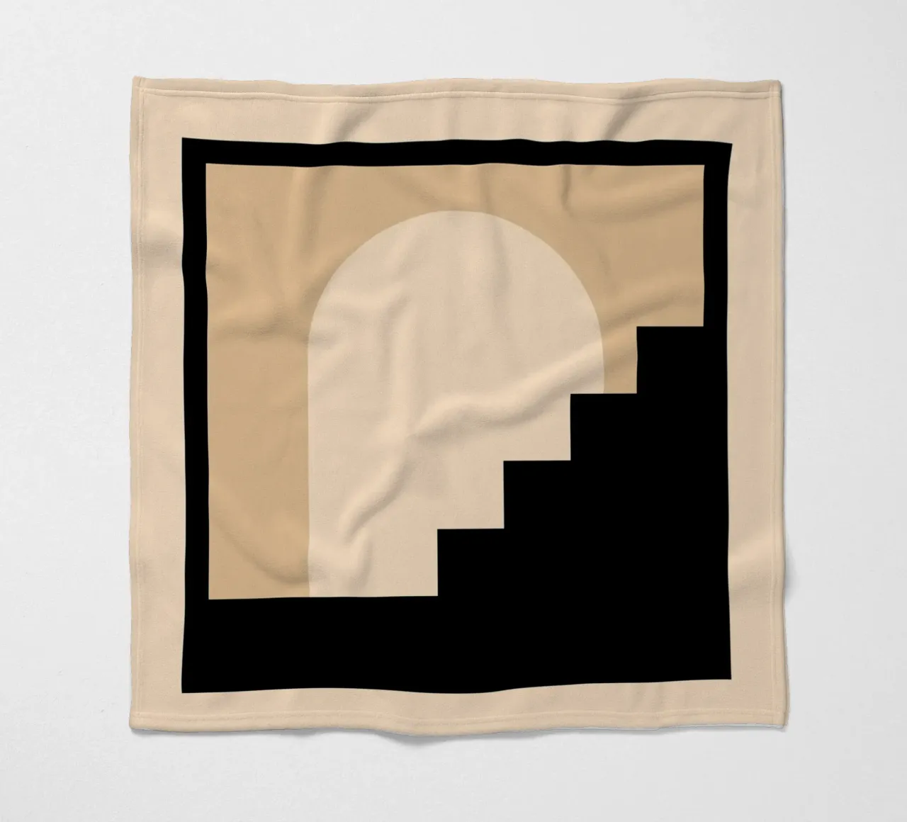 Forma della scala - Poster di architettura minimalista coperta in pile da Studio Vibe