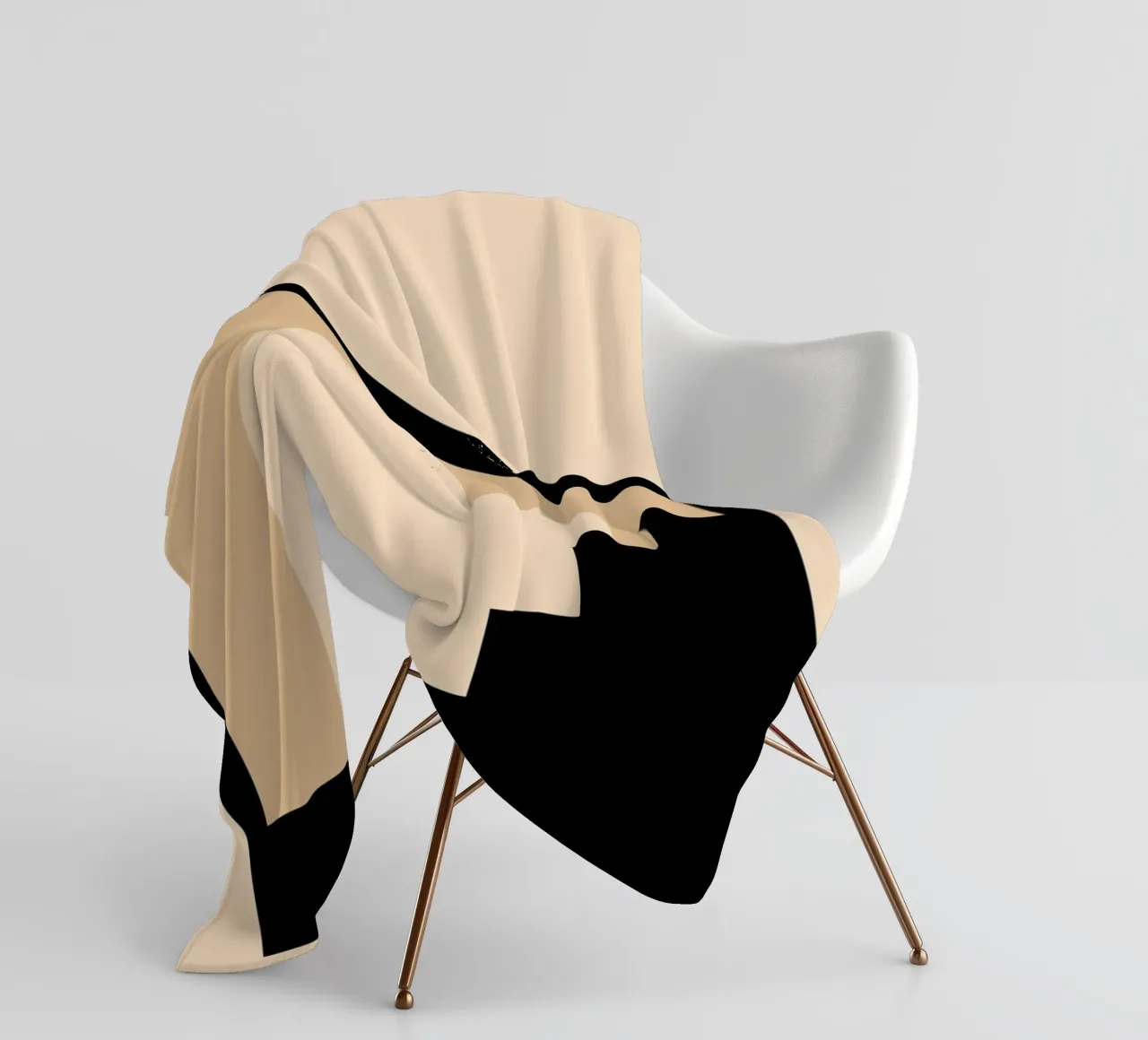 Forma della scala - Poster di architettura minimalista coperta in pile da Studio Vibe