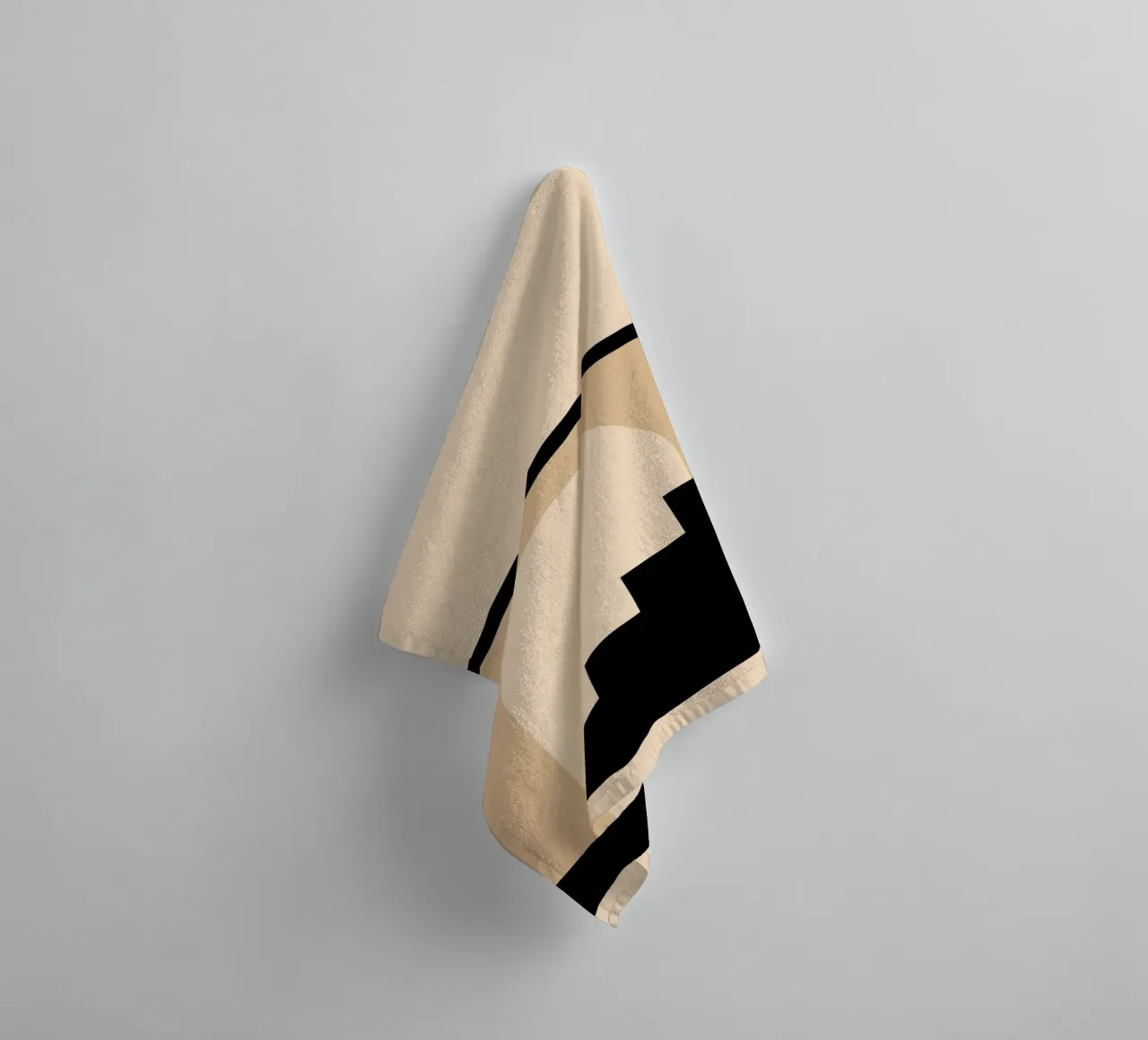 Stairway Shape - Minimalist architecture poster towel by Studio Vibe