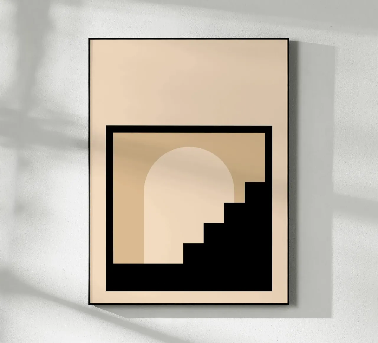 Forma della scala - Poster di architettura minimalista plexiglass da Studio Vibe